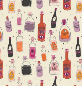 TISSU  patchwork Sweet'n Spookier  d' Art Gallery Fabric
