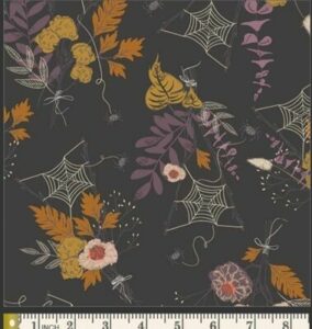 TISSU PATCHWORK SPOOKY'N WITCHY par AGF Studio " Jeter un sort " prix: 22.50 euros le mètre