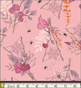 TISSU PATCHWORK    SPOOKY'N  WITCHY  par AGF Studio " Lancer un sort confit "  prix: 22.50 euros le mètre