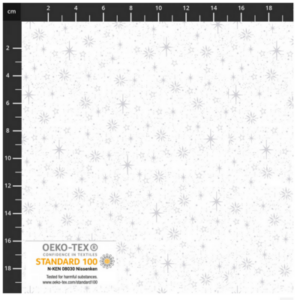 TISSU  patchwork  Frosty snowflake   de Stof Fabrics