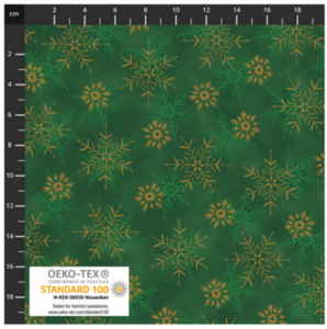 TISSU  patchwork  Frosty snowflake   de Stof Fabrics