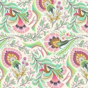 TISSU PATCHWORK  collection ROAR de Tula Pink : Wing It  8201-268 prix: 23.30 mètre