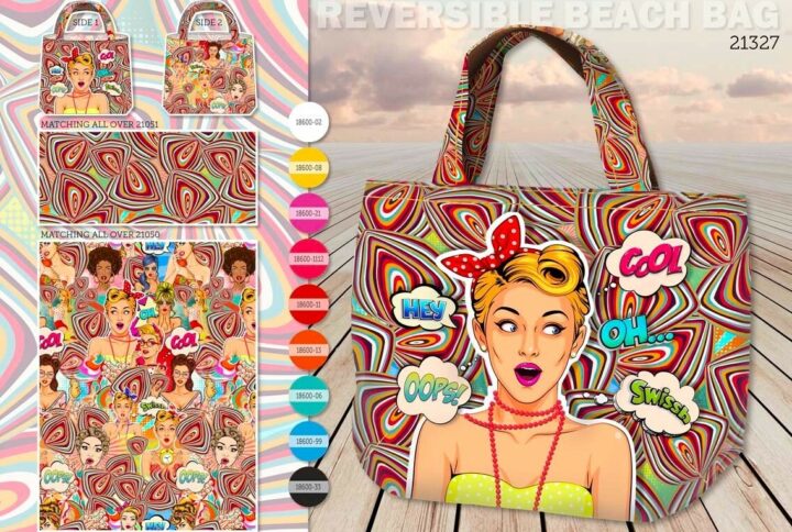 SAC DE PLAGE RÉVERSIBLE 21327