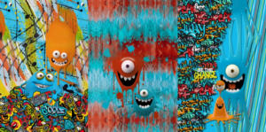 Panneau Stenzo thème: monstres