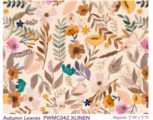 Autumn Leaves PWMC042.XLINEN