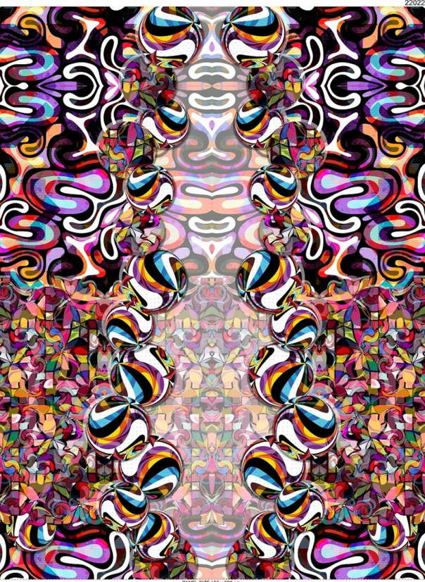 panneau STENZO TEXTILES : 22022