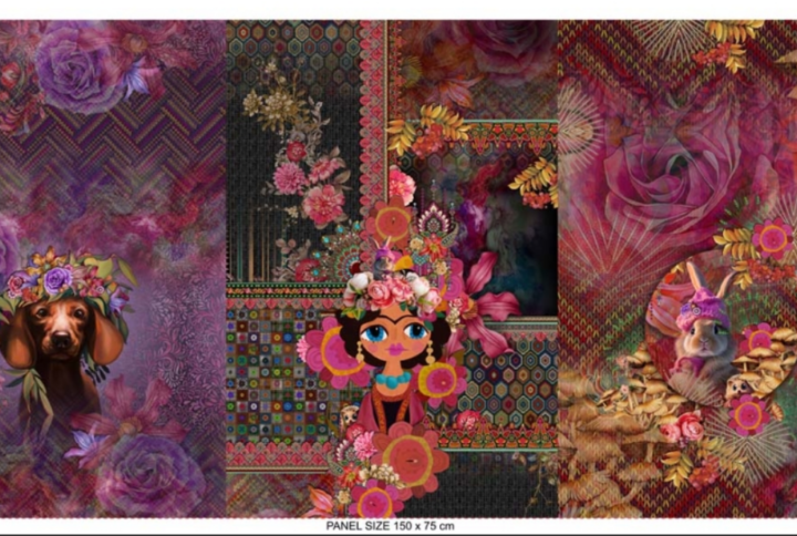 Panneau STENZO TEXTILES en French Terry