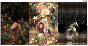Panneau STENZO TEXTILES en French Terry