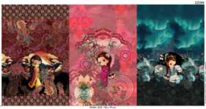 Panneau STENZO TEXTILES en French Terry