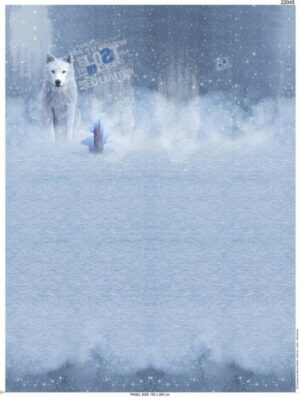 Panneau Stenzo Textiles SWEAT 200 x 150cm 280gr Wolf Adventure réf : 22045