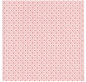 Inside Lattice crème/rouge de Stacy West : 4707-971 1026-08