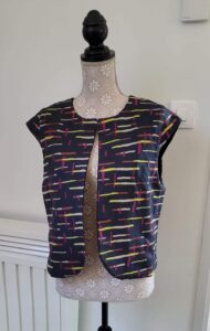 Heure de cours libre : Création d'un petit gilet de berger réversible " 15€/heure ou par carte de 10 cours à 135€ "