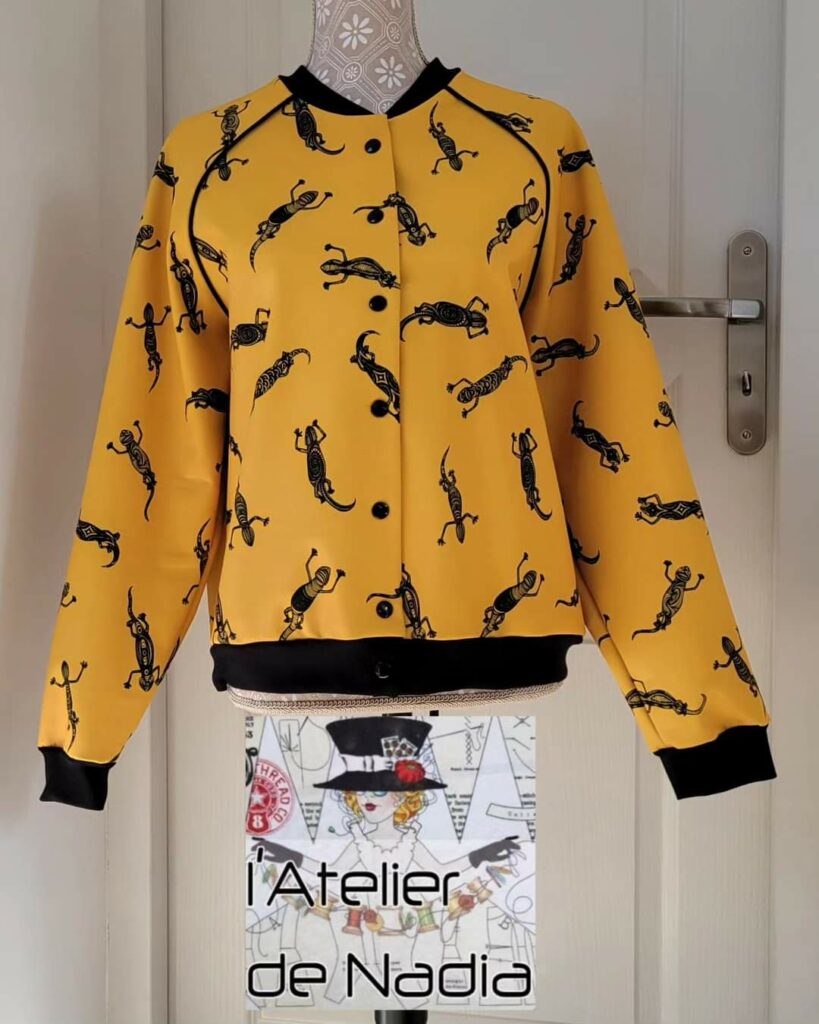 mes création: bomber femme www.latelierdenadia.com