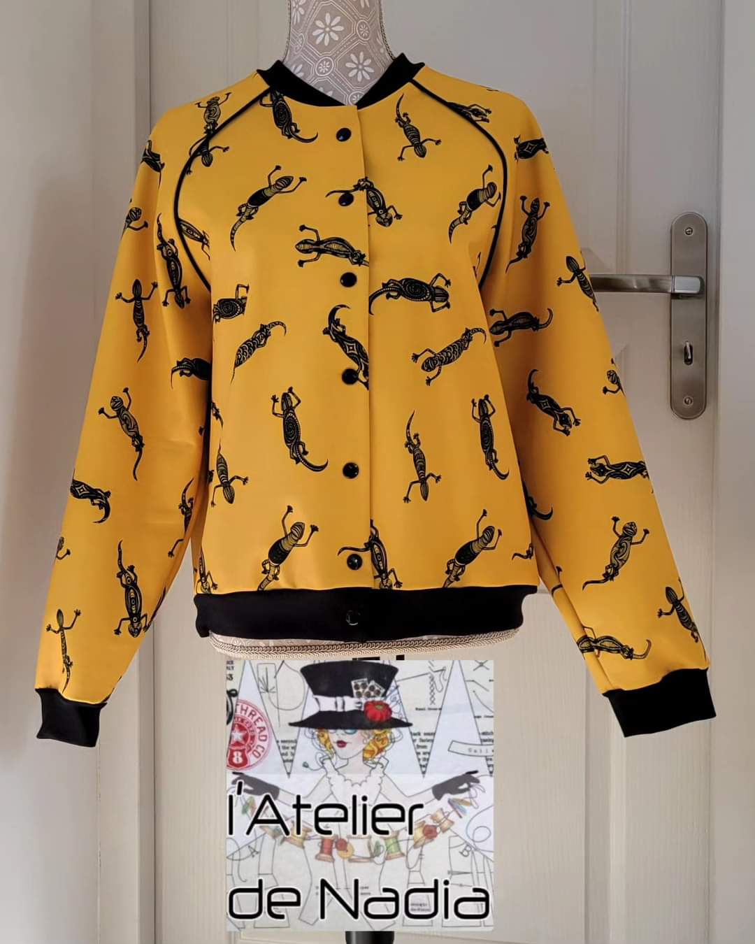 mes création: bomber femme www.latelierdenadia.com