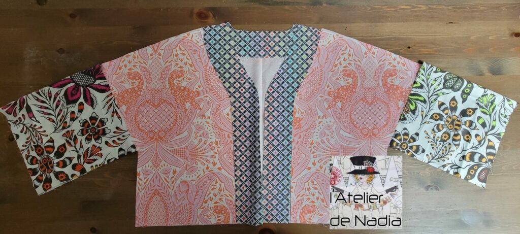création d'un blouson www.latelierdenadia.com