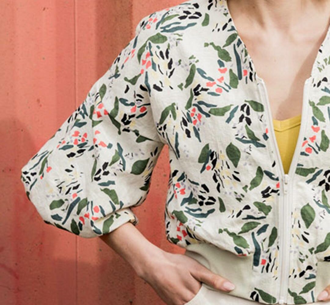 création d'un blouson www.latelierdenadia.com