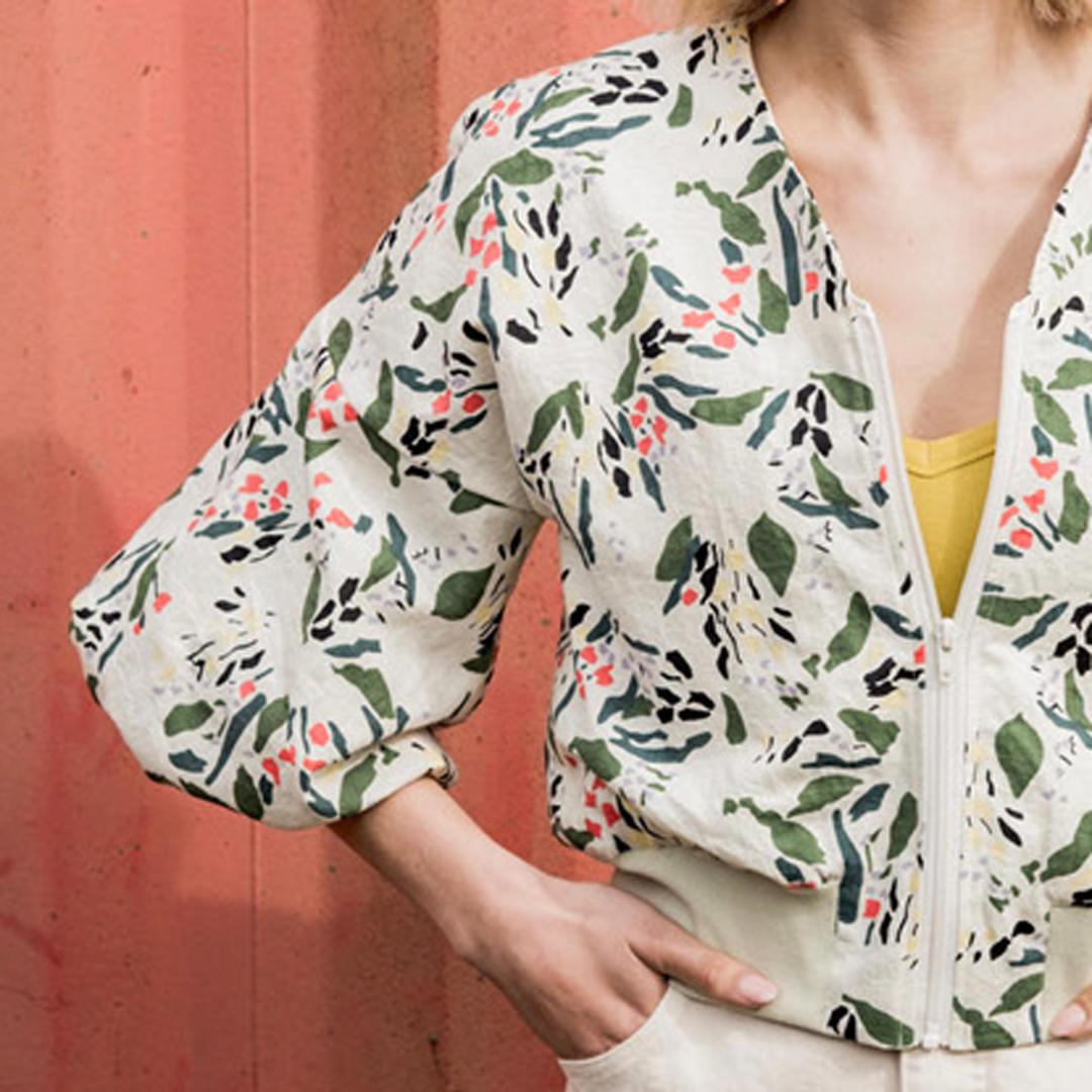 création d'un blouson www.latelierdenadia.com