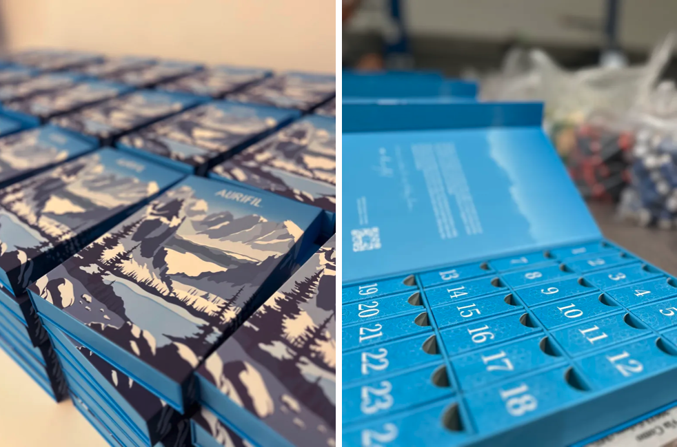 calendrier de chez Aurifil