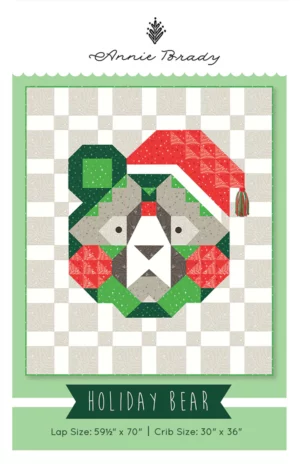 HolidayBearQuiltPattern,255AB006