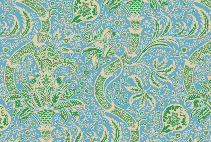 PWKW005.AQUAIndian_Kaffe-Fassett