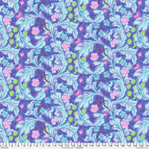 Kaffe Fassett grande largeur QBKW002-couleur-bleu.