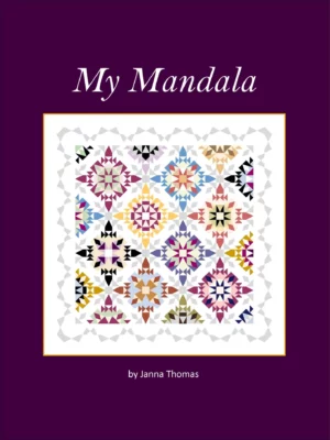 My-Mandala-modèle de patchwork.L'Atelier de Nadia