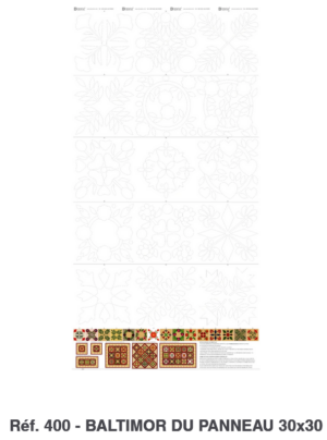 Panneau. Réf 400 - PANEL BALTIMOR 30x30 PUNTADA ESCONDIDA