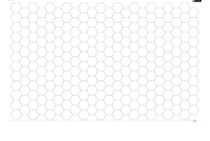 Panneau.Réf 403 - Panel HEXAGONO 2 5cm PUNTADA ESCONDIDA.L'Atelier de Nadia