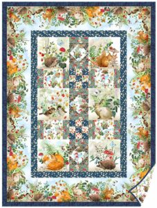 Hedgehog quilt.L'Atelier.de.Nadia