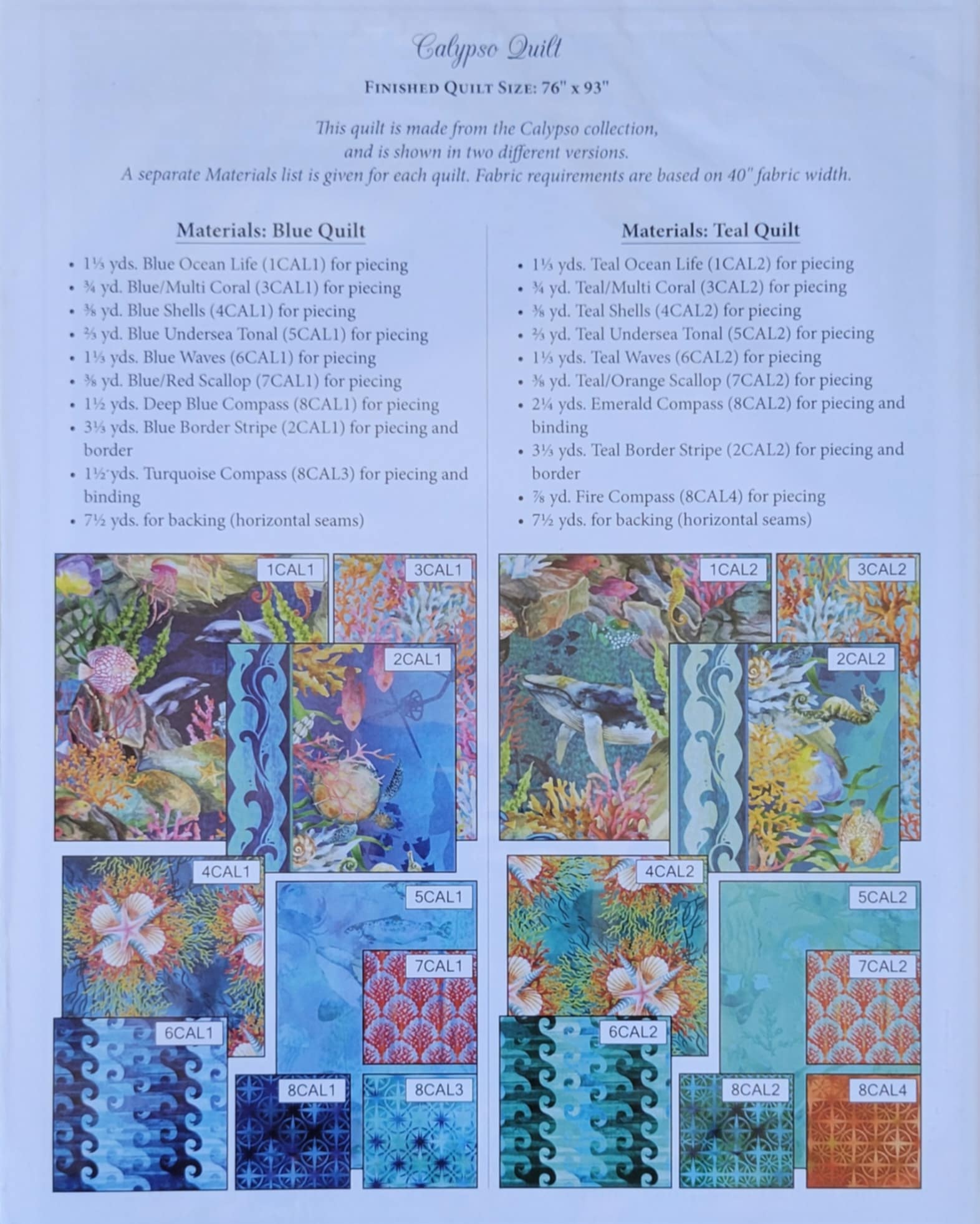 Calypso Quilt.L'Atelier.de.Nadia