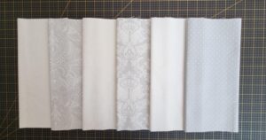 lot de 6 tissus True Colors Papers et Whisper de Tula Pink