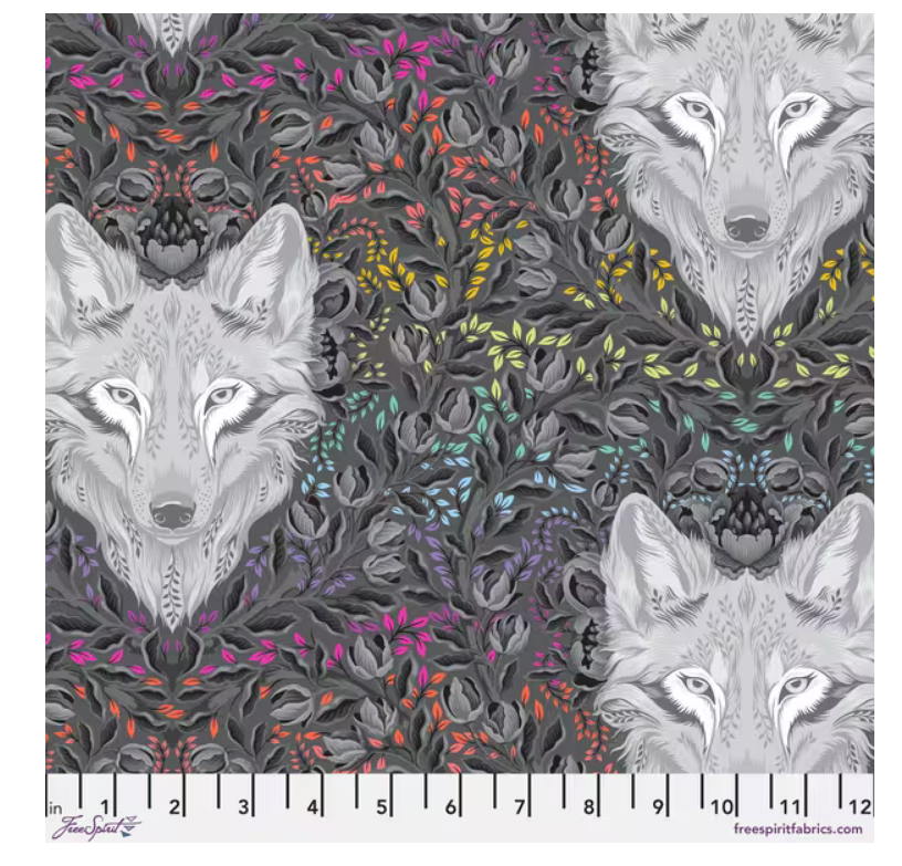 Wolf of Pink Street in Carbon_graywork_PWTP256.CARBON