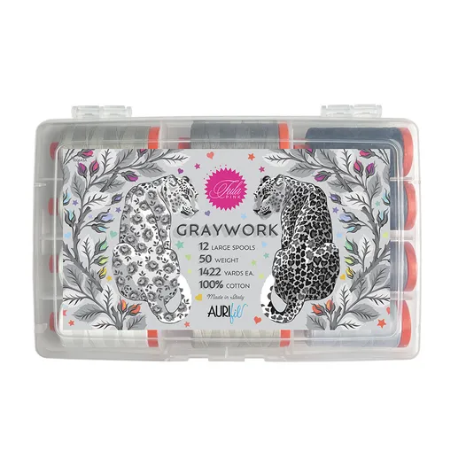 tula-pink_graywork-Aurifil_TP50GW12_L'Atelier de Nadia_77130_Marolles sur Seine