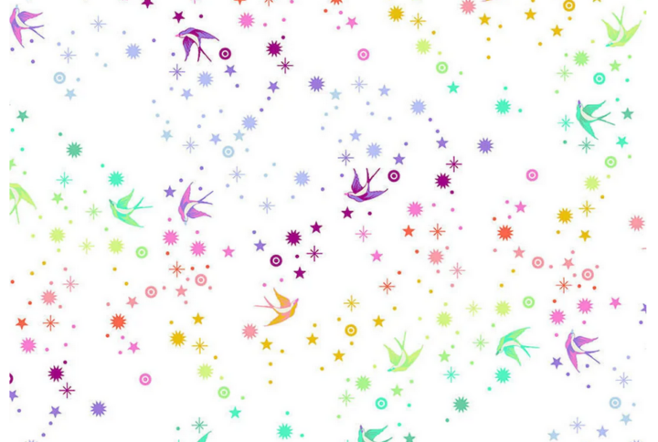 Tula Pink - True Colors Fairy Dust White PWTP133.WHITE_L'Atelier-de-Nadia_77130_Marolles_sur_Seine-vente de tissus